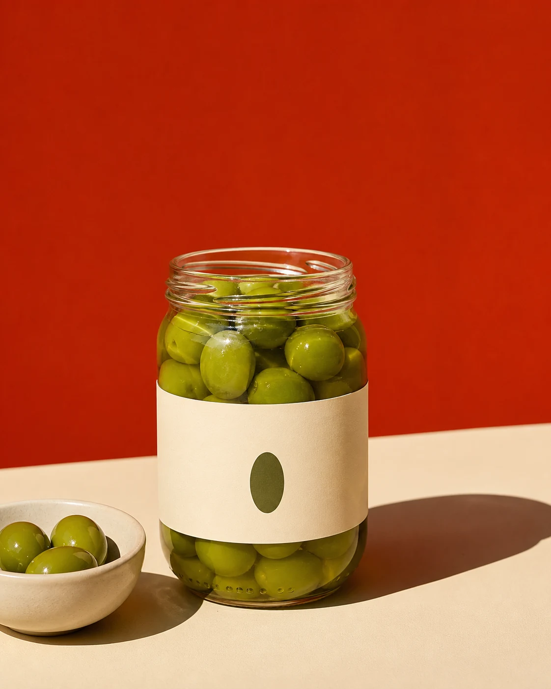 Toples zaitun Castelvetrano hijau